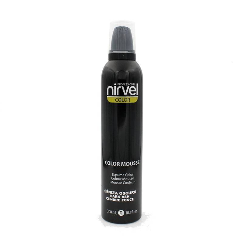 Nirvel Color Mousse Cinzas Escuro 300 ml