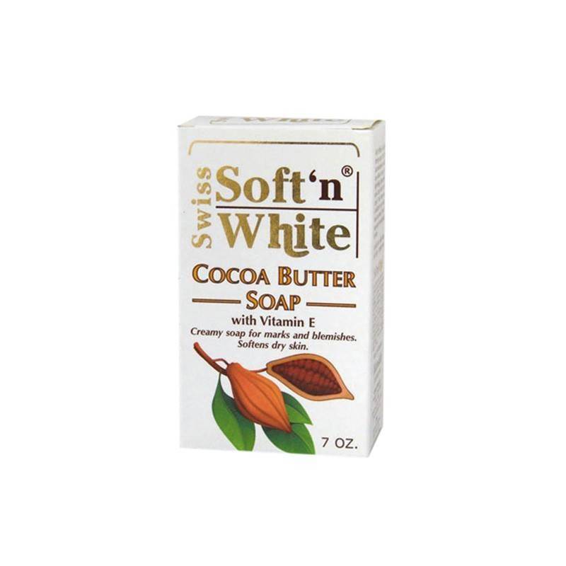 Soft'n White Swiss Cocoa Butter Soap 200g