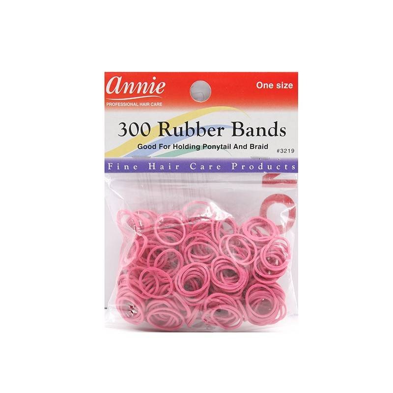 Annie 300 Rubber Bands Pink/rosa 3219 (gommas)