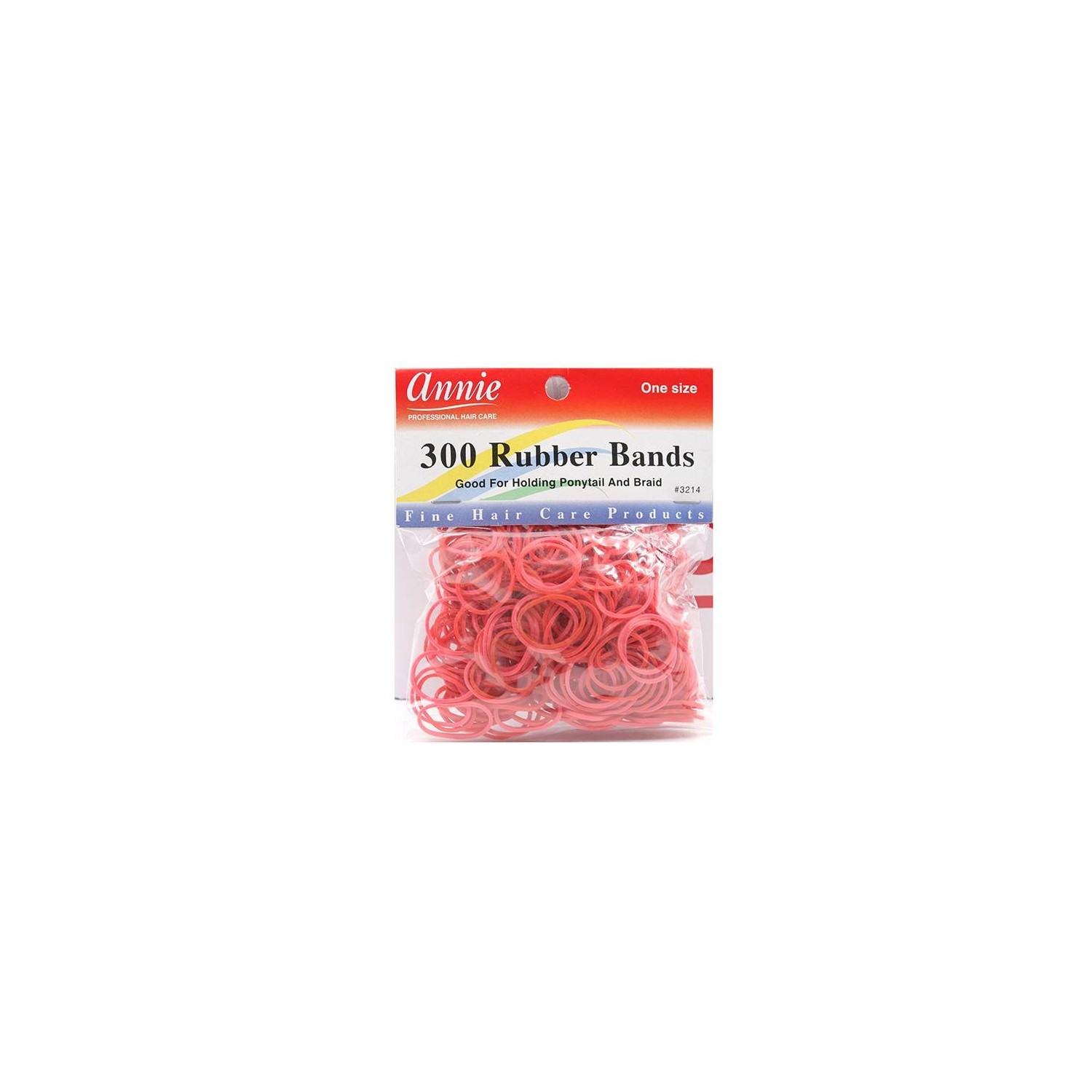 Annie 300 Rubber Bands Red 3214 (rubbers)