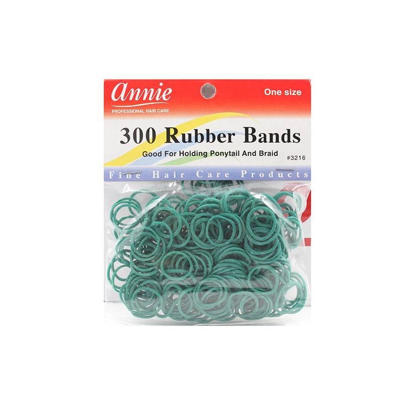 Annie 300 Rubber Bands Green/verde 3216 (gommas)