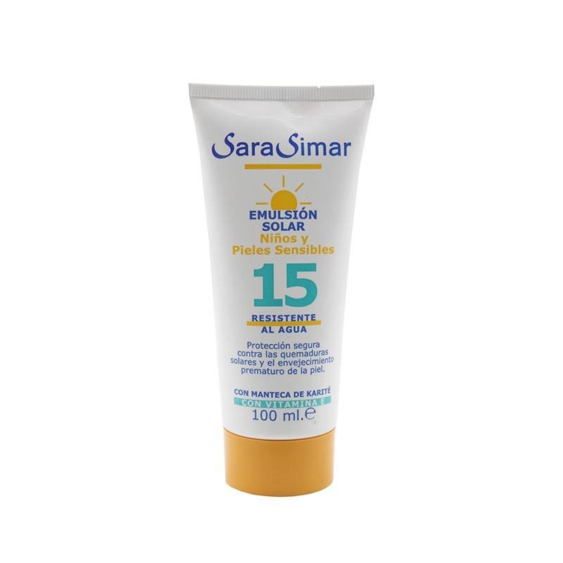 Sara Simar Sun Emulsion Spf-15 100 Ml