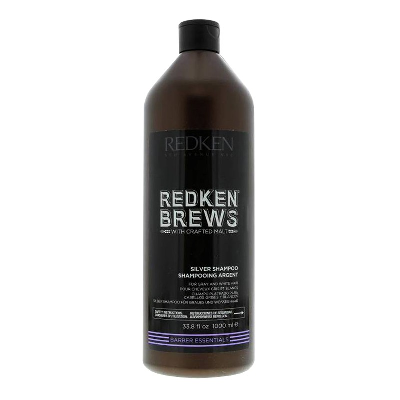 Redken Brews Xampú Silver 1000 ml