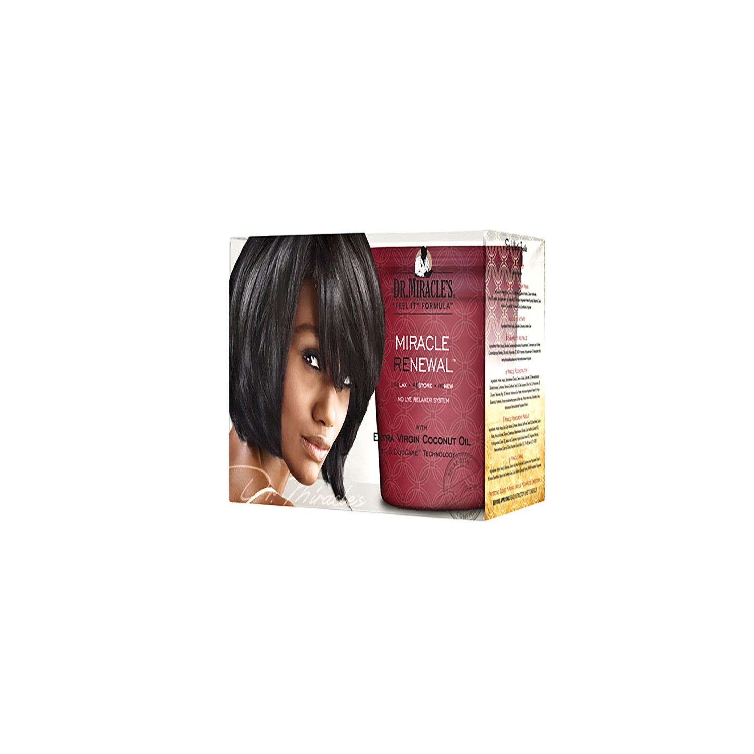 Dr.Miracle Renewal No Lye Relaxer Extra-Virgin Coconut Oil Super