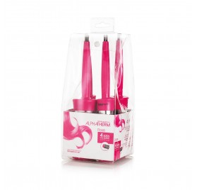 Xanitlia Pro Kit 4 Thermal Brushes Alpha Thern Black Pink