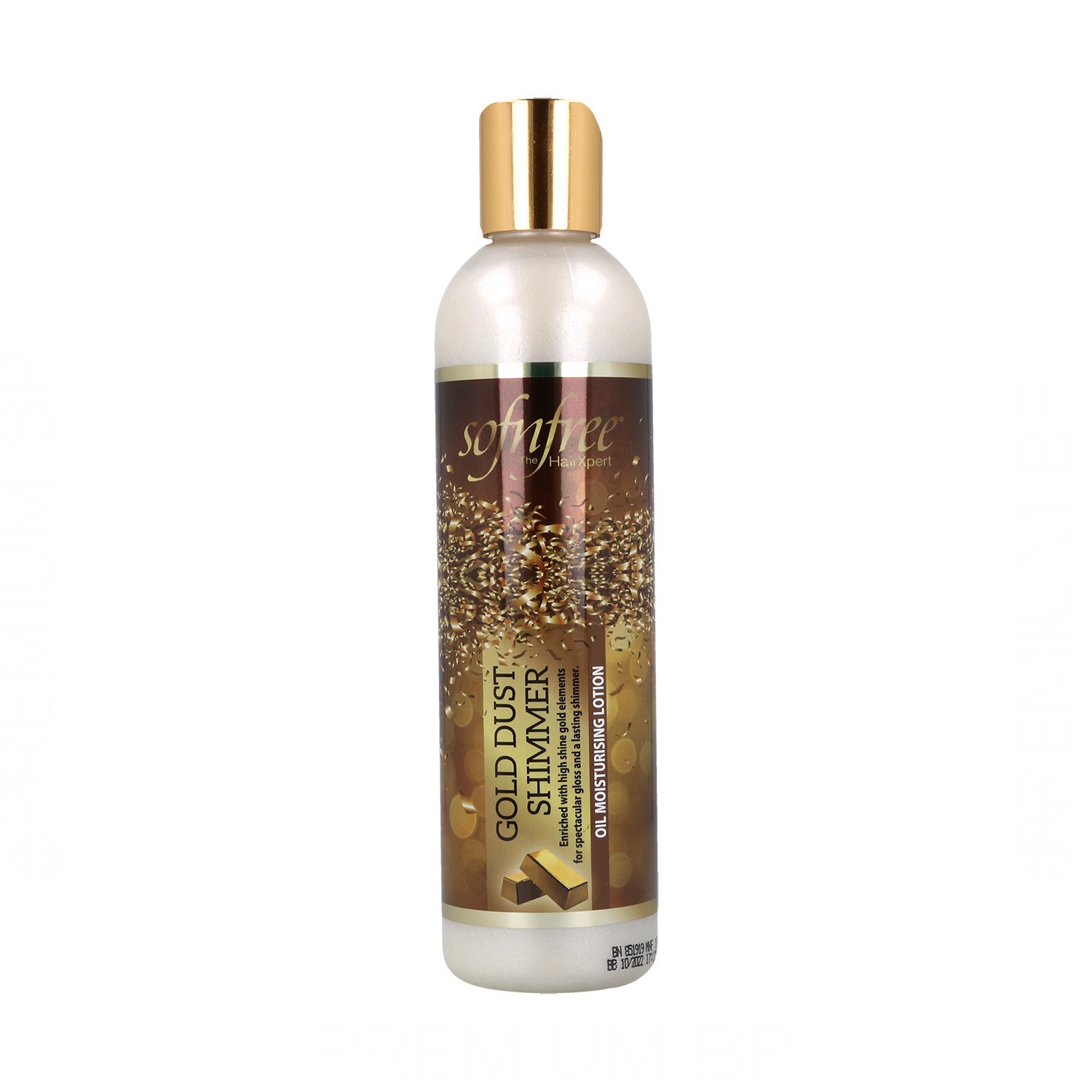 Sofn Free Gold Dust Shimmer Oil Lotion Hydratant 250 ml