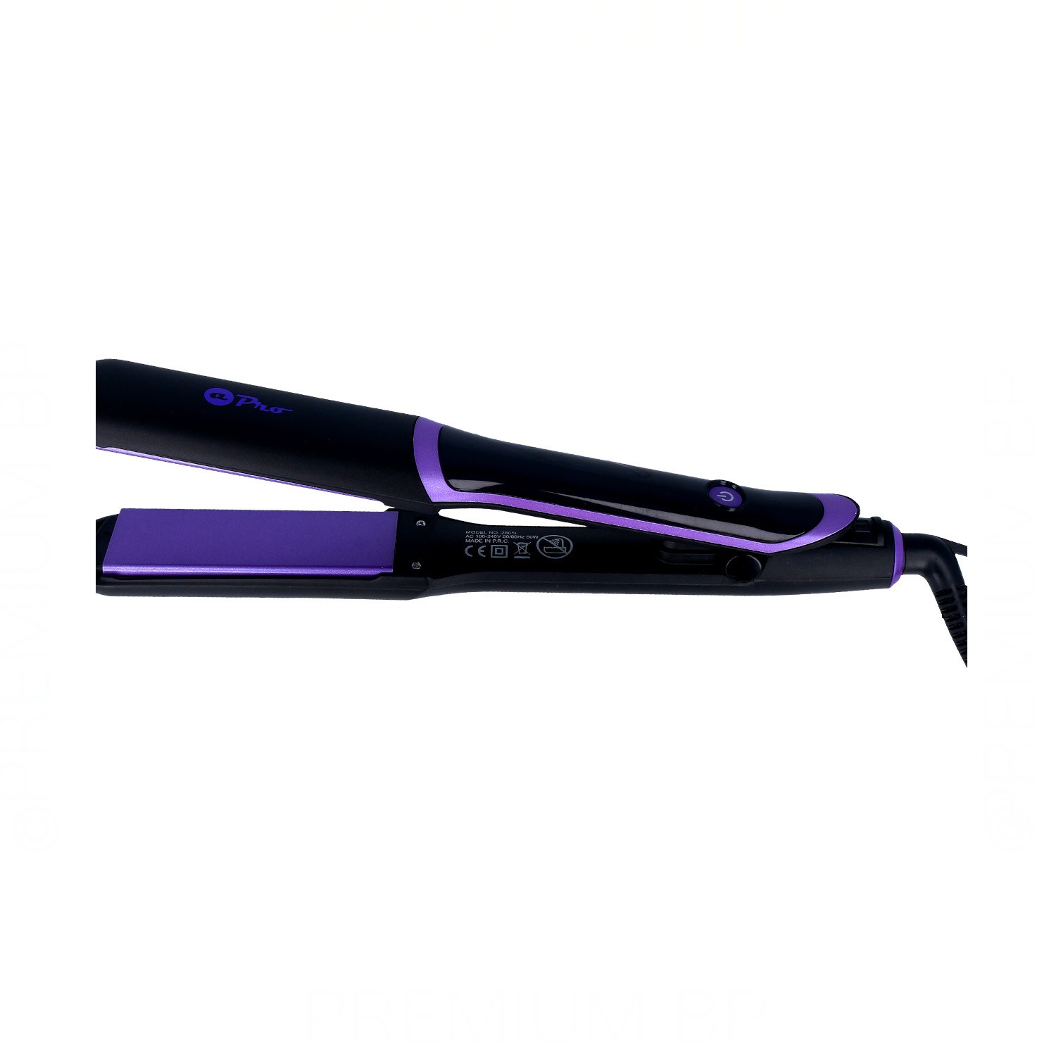 Albi Plaque Professional Ceramic Digital Violet-Noir (2805L)