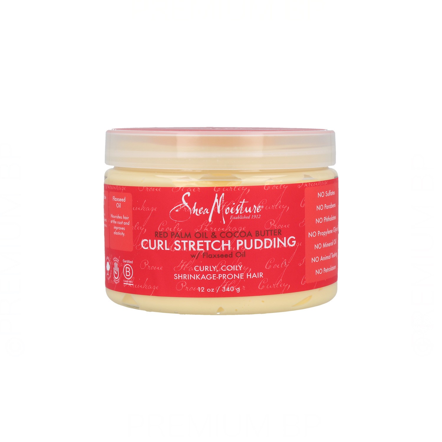 Shea Moisture Red Palm & Cocoa Butter Curl Stretch Pudding 12Oz/340G (Boucles)