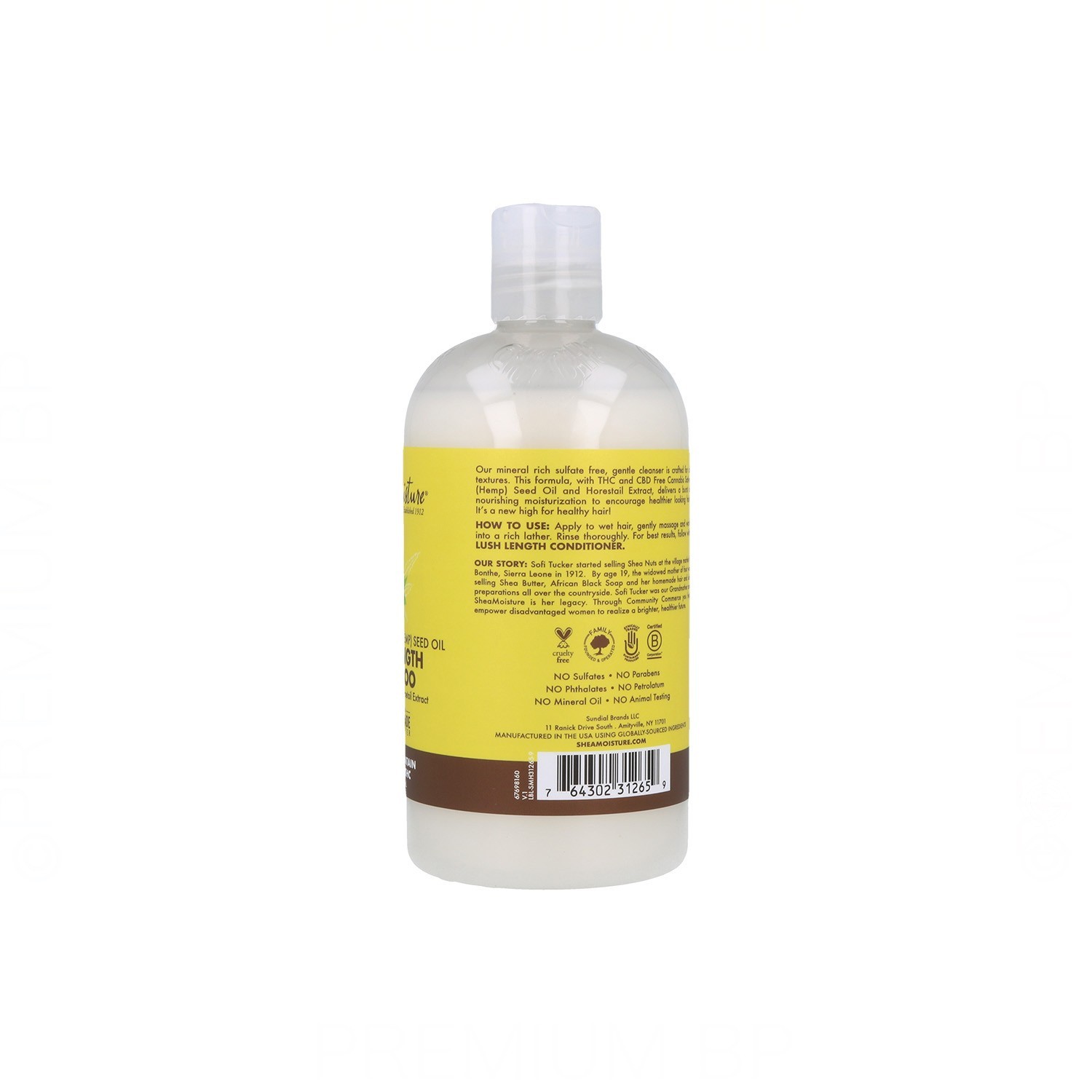 Shea Moisture Cannabis Sativa (Hemp) Seed Xampú 8Oz/384 ml