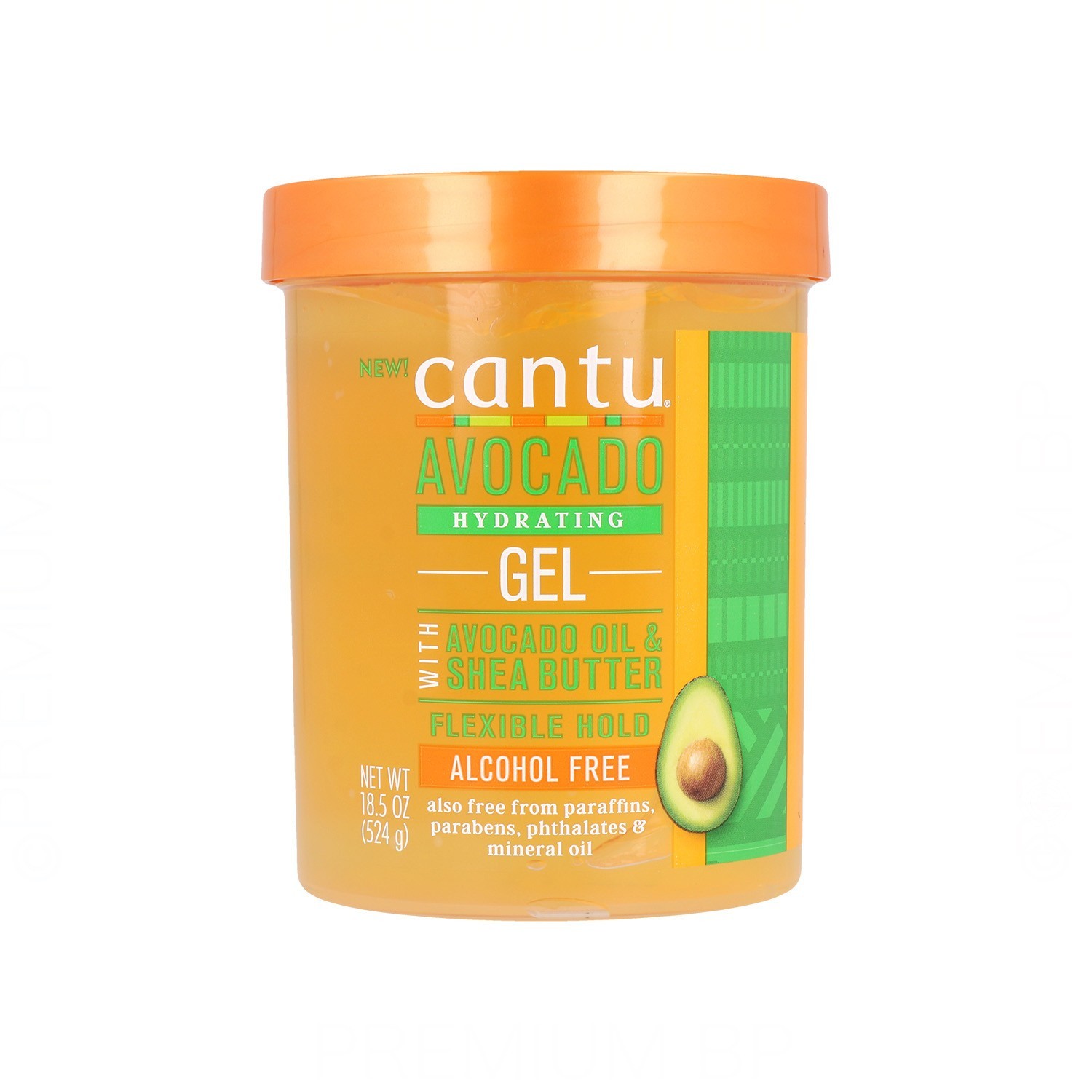 Cantu Avocado Hydrating Gel 18,5Oz/524G (Sin Alcohol)