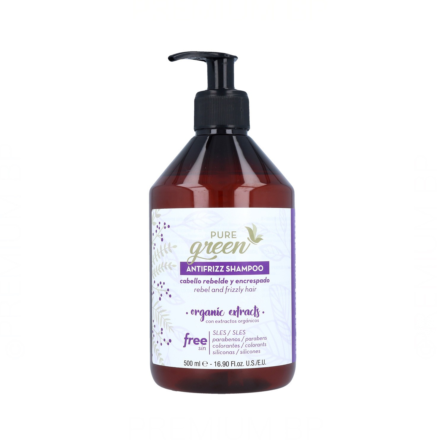 Pure Green Antifrizz Xampú 500 ml