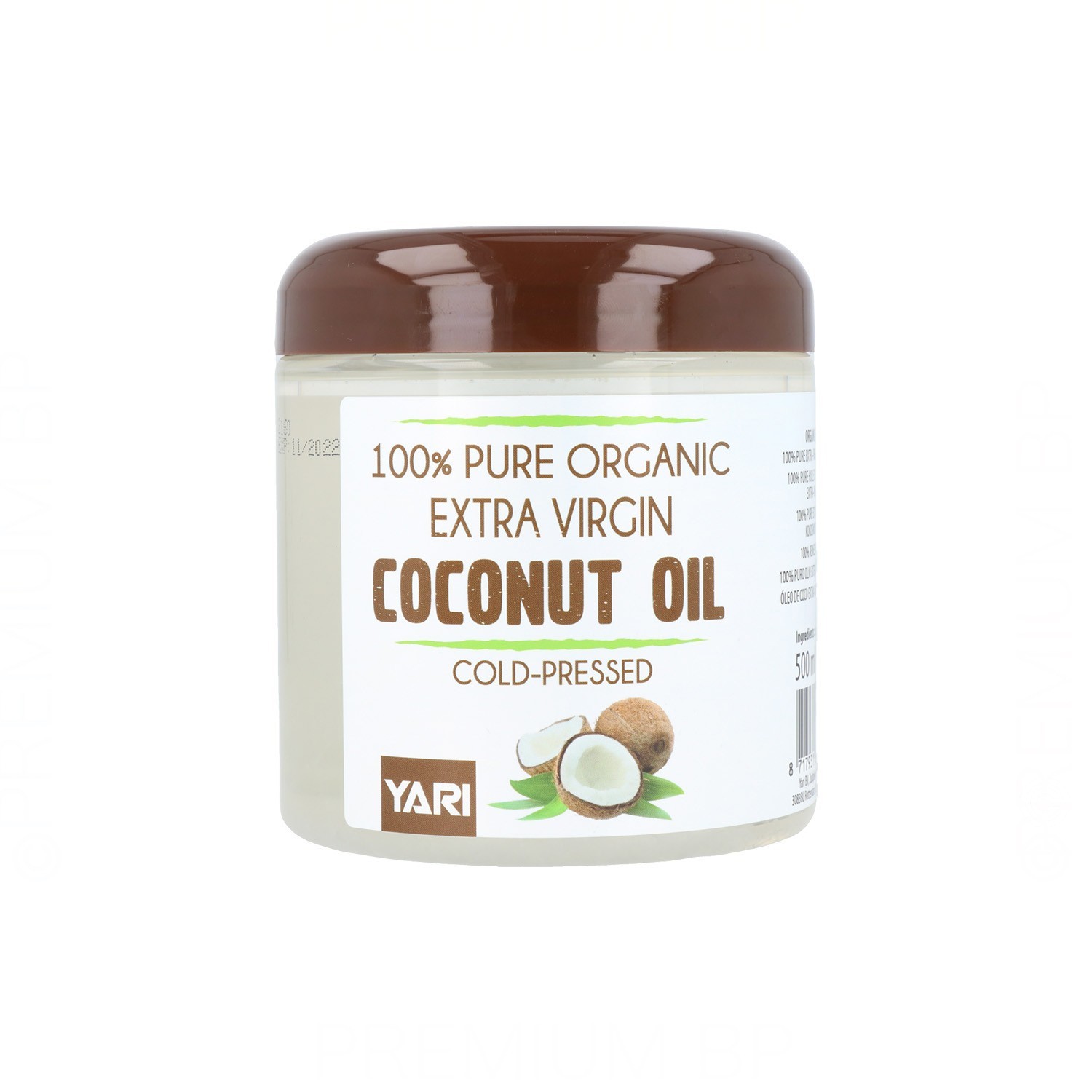 Yari Pure Organic Cocco Olio 500 ml (Extra Vergine)