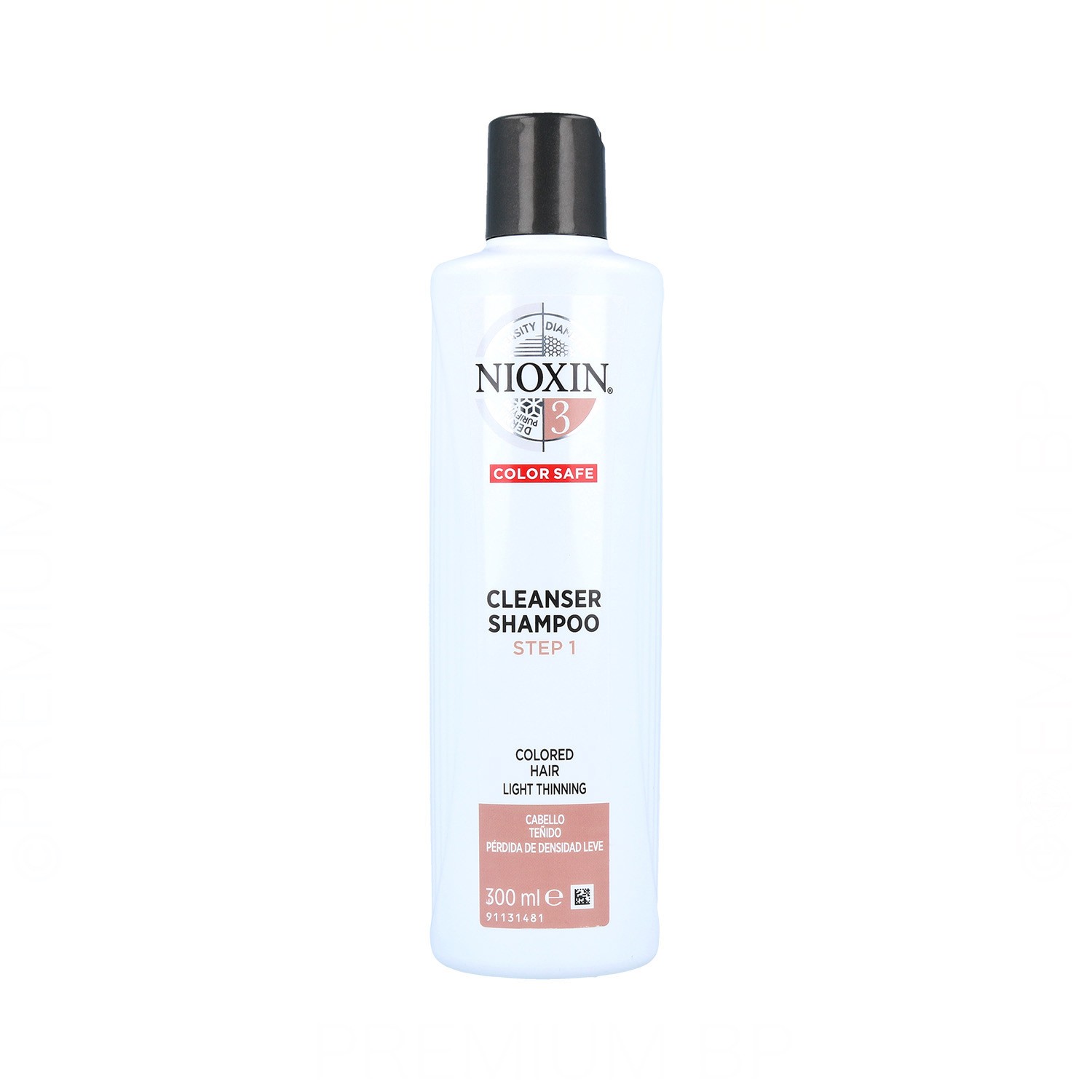Nioxin Clean System 3 Shampoo para cabelos tingidos claros 300 ml
