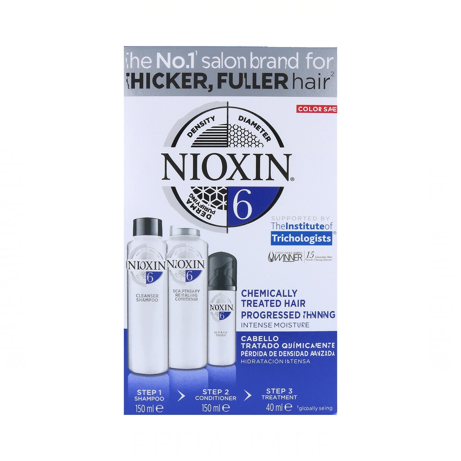Nioxin Trial Kit System 6 Cabelo tratado avançado