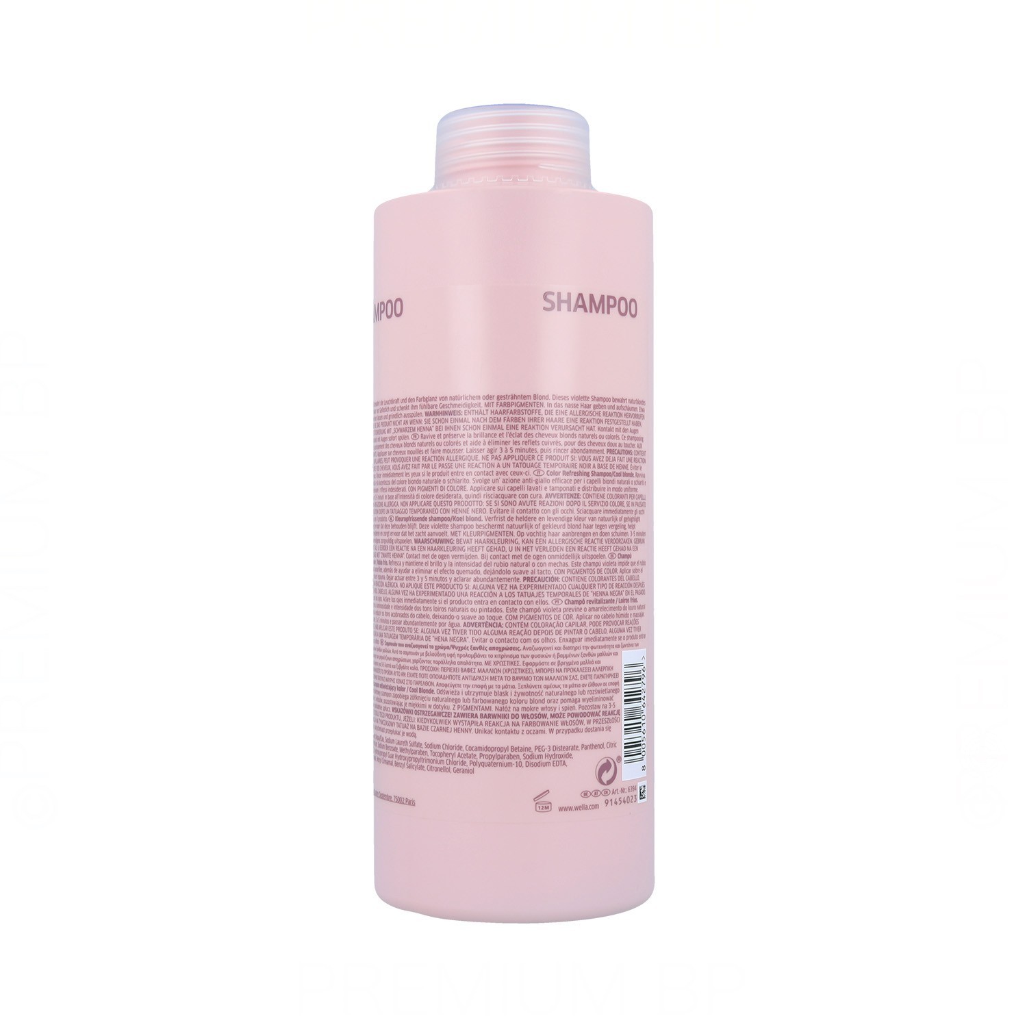 Wella Invigo Blonde Recharge Cool Blond Xampú 1000 ml