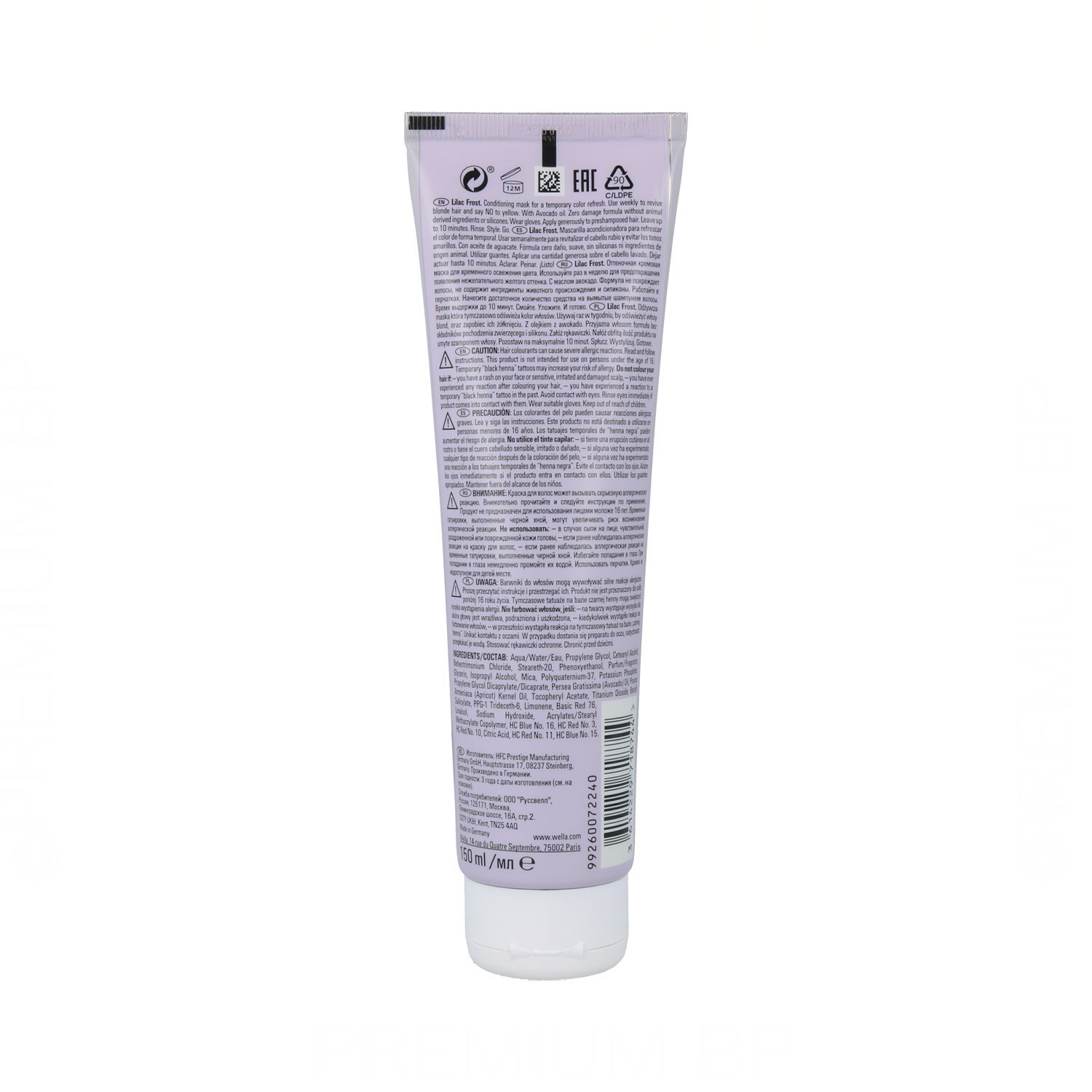 Wella Color Fresh Geada Lilás Mascara 150ml
