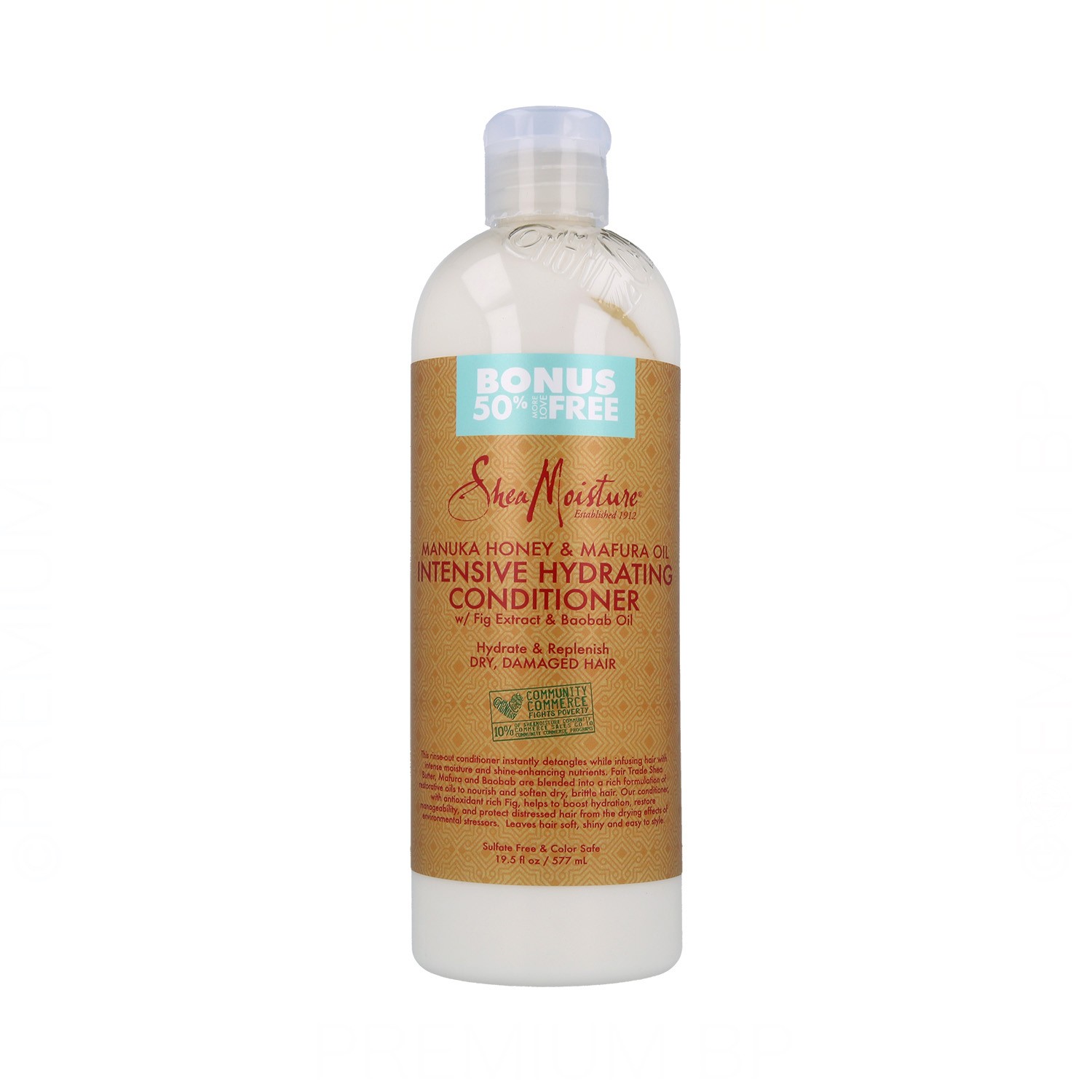 Shea Moisture Manuka Honey & Mafura Oil Intense Hydrate Acondicionador 577 ml (Bonificación-50%)
