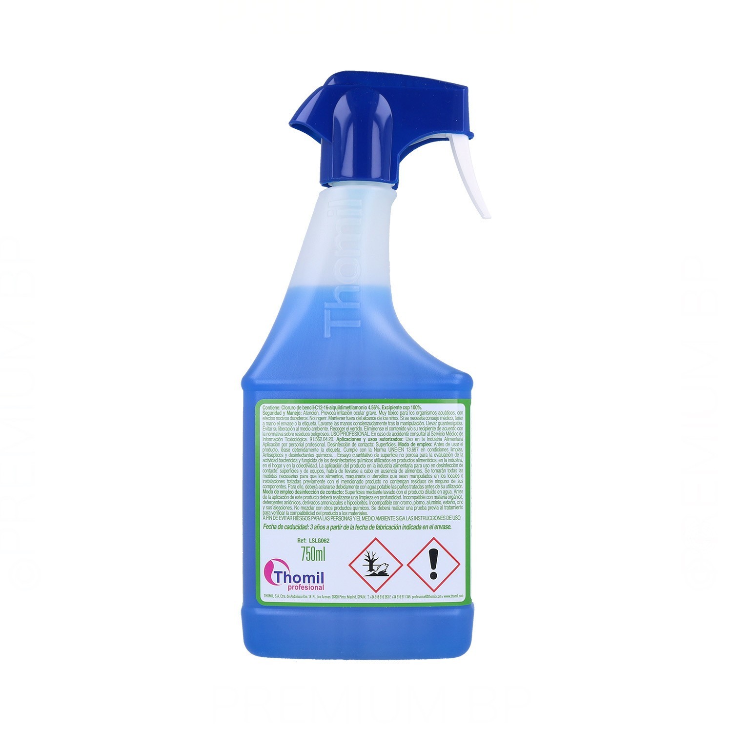 Thomil Bacter Quat Bactéricide Ph Neutre 750 ml