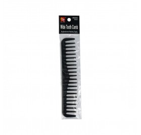Beauty Town Peigne Professionnel Wide Tooth Comb Noir (09394)