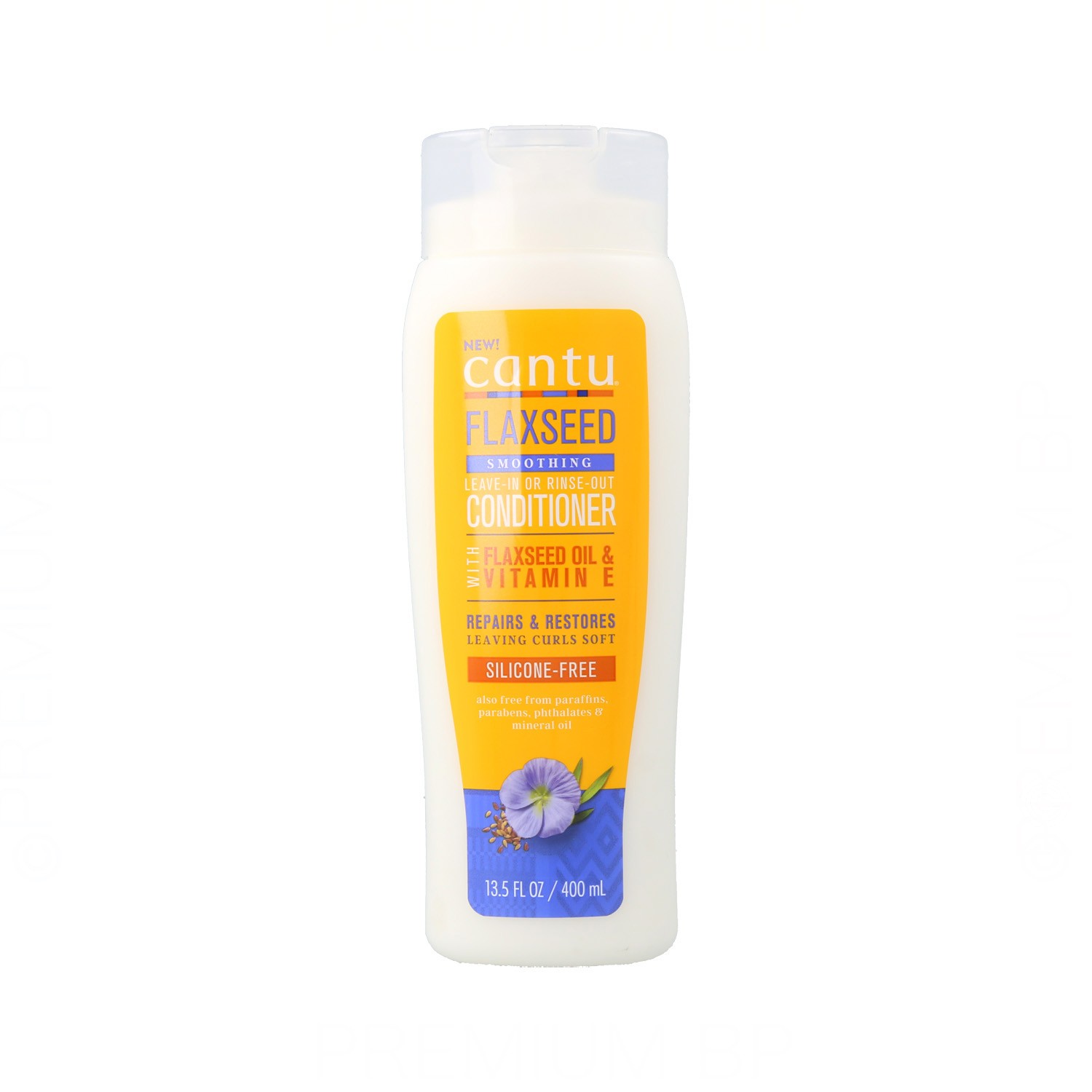 Cantu Flaxseed Smoothing Leave-In Or Rinse-Out Conditionneur 400 ml