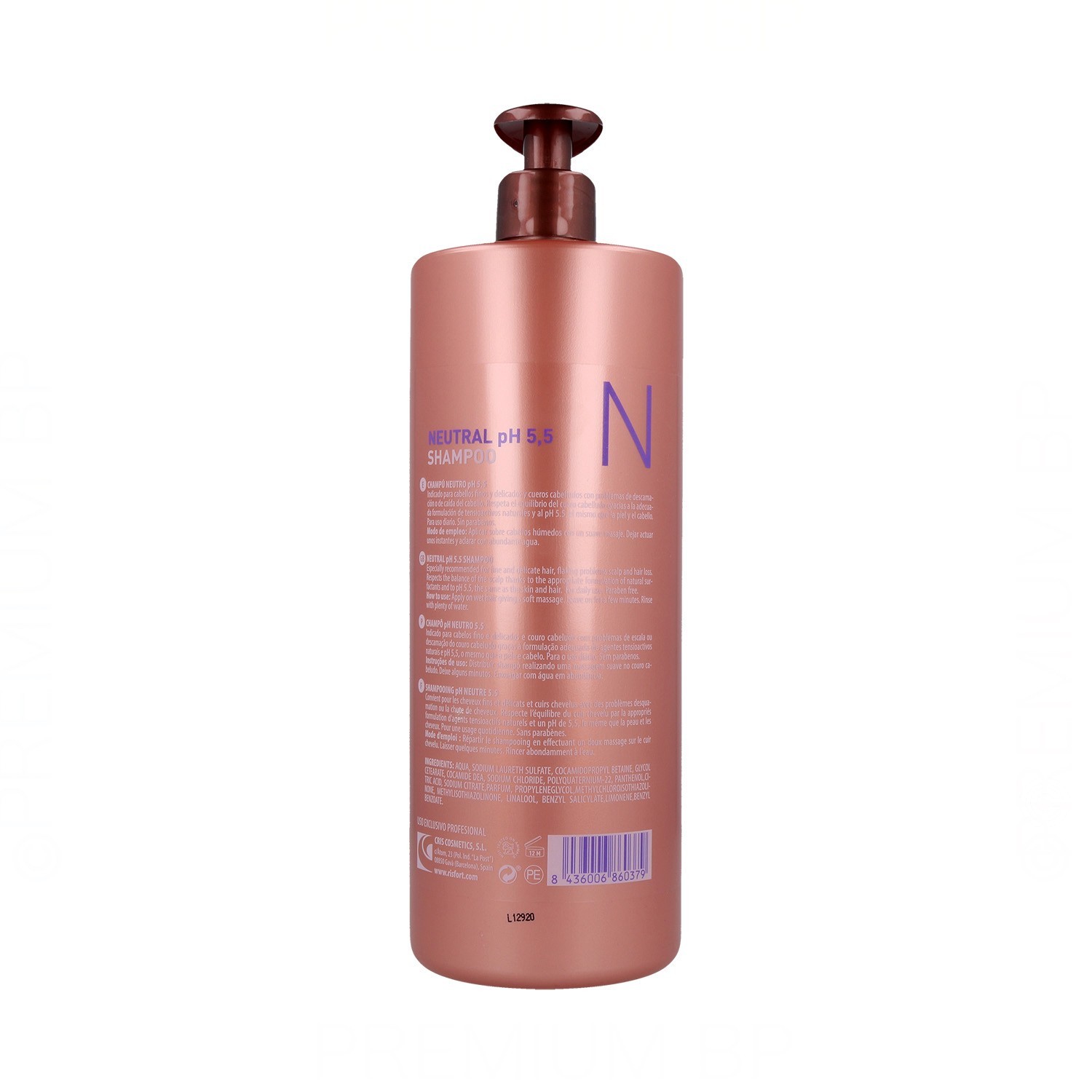 Risfort Neutro Ph 5,5 Shampoo 1000 ml