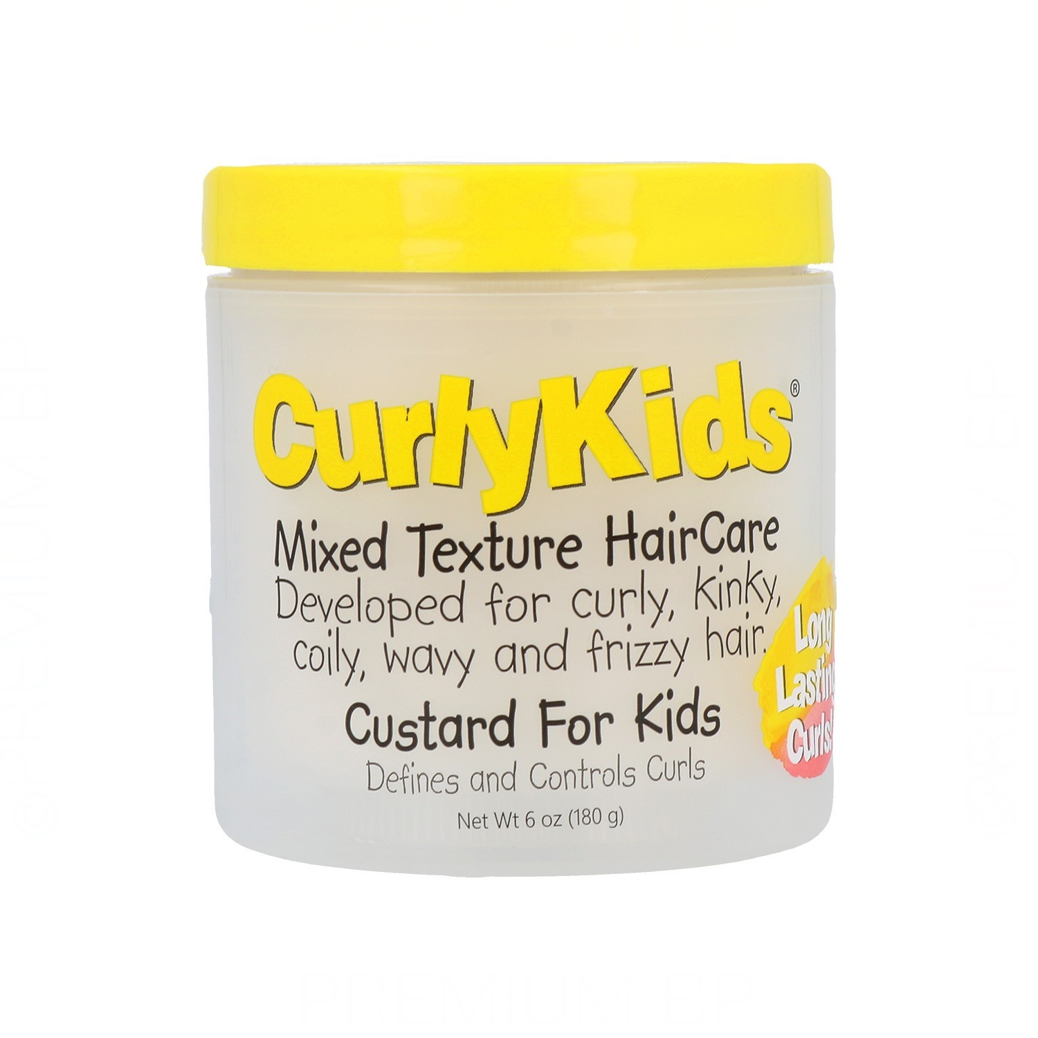 Curly Kids Mixed Texture HairCare Gel/Creme Custard Para Crianças 180G/6Oz