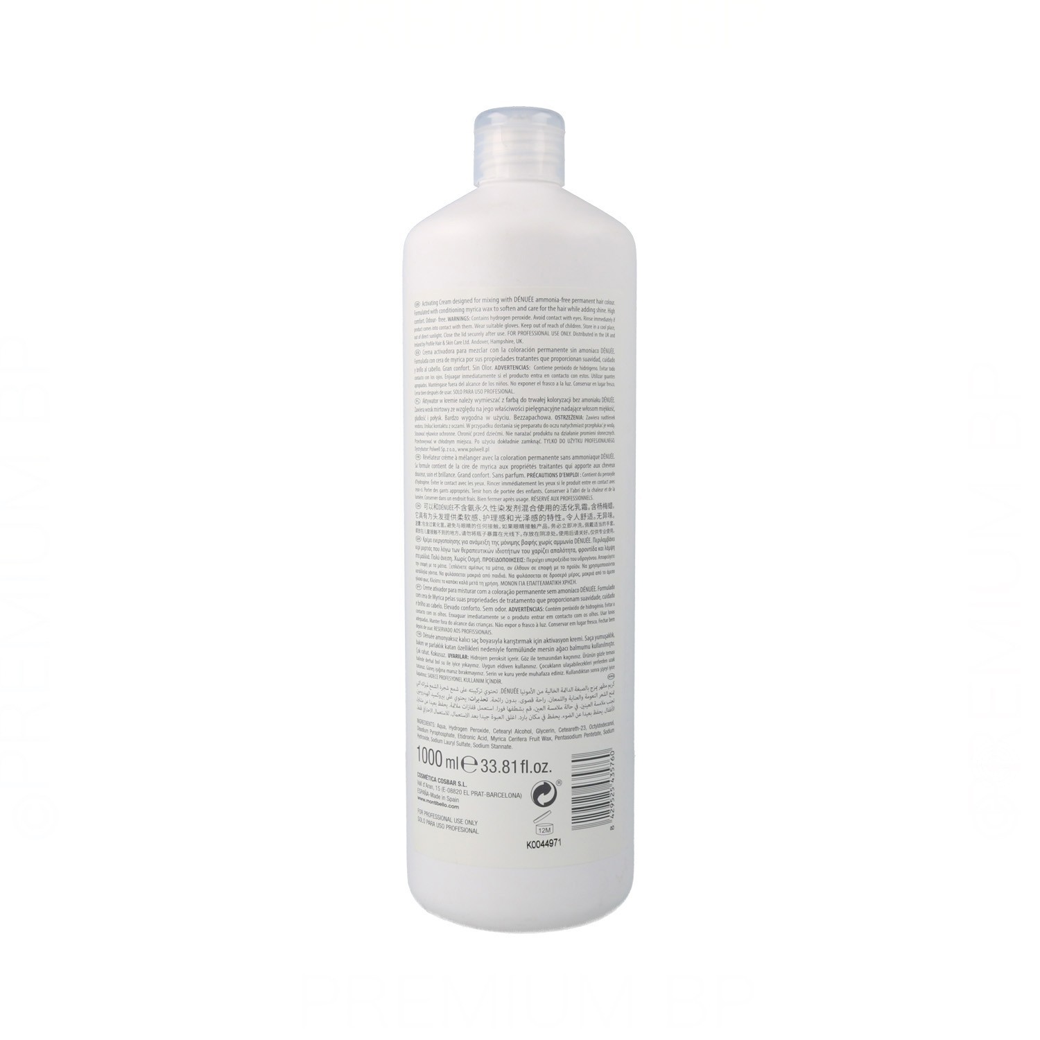 Montibello Dénuée Creme Ativação 33Vol (9.9%) 1000 ml