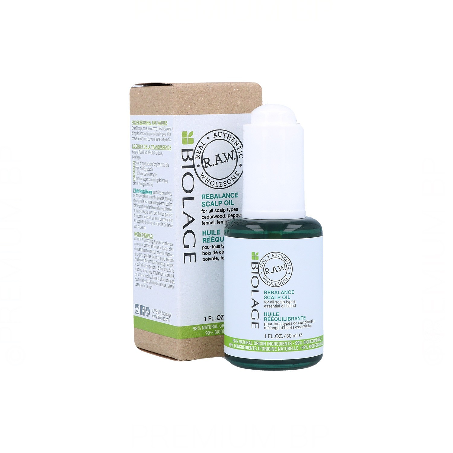 Matrix Biolage Raw Scalp Rebalance Scalp Oil 30/50 ml