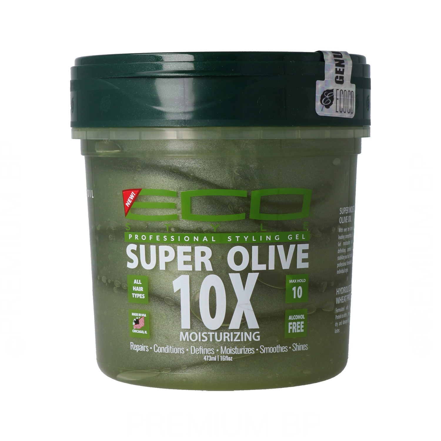 Eco Styler Stylizer Gel Super Olive Oil 10X473 ml/16OZ