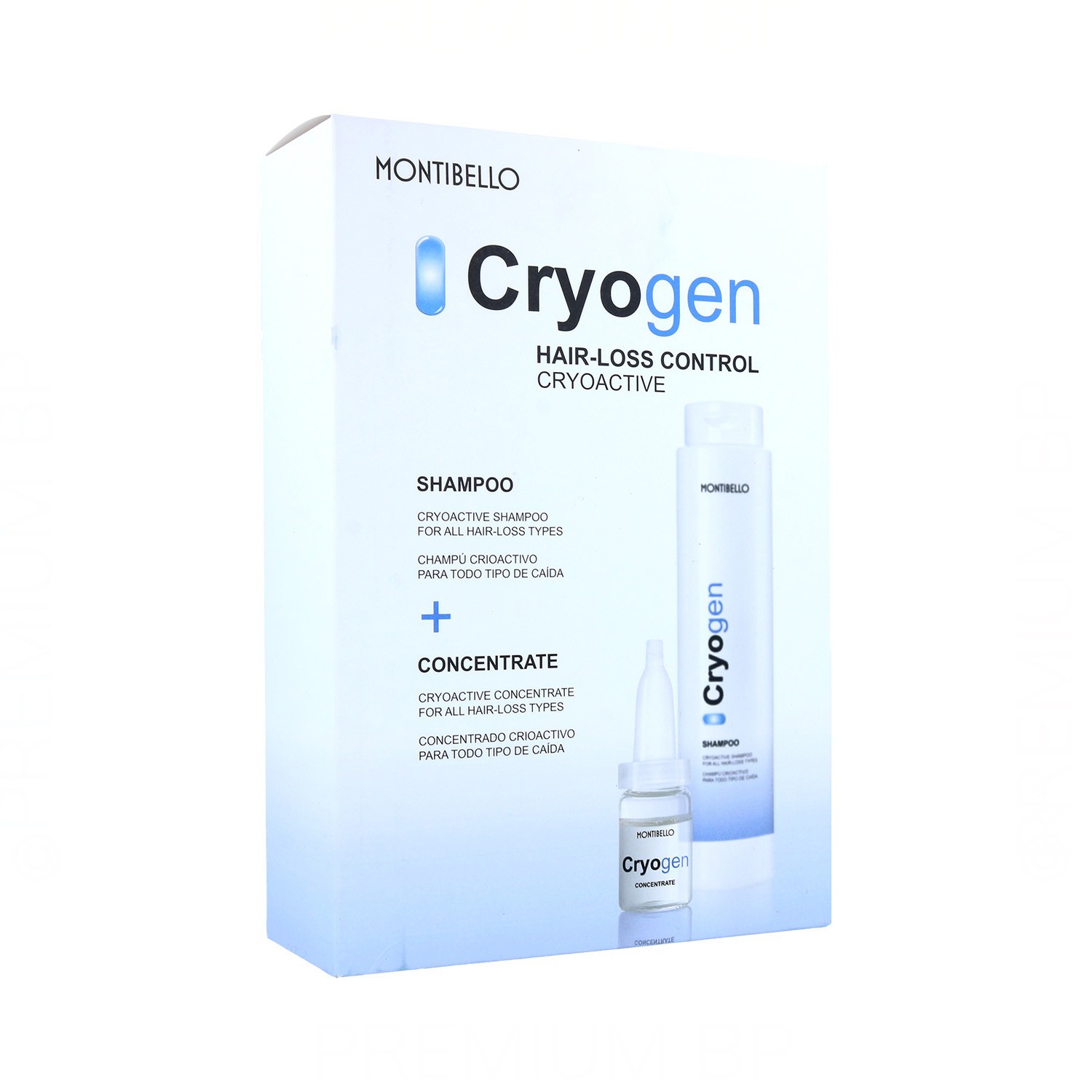 Montibello Cryogen Pack Anti Caída (Champú 300 ml/Concentrado 10X7 ml)