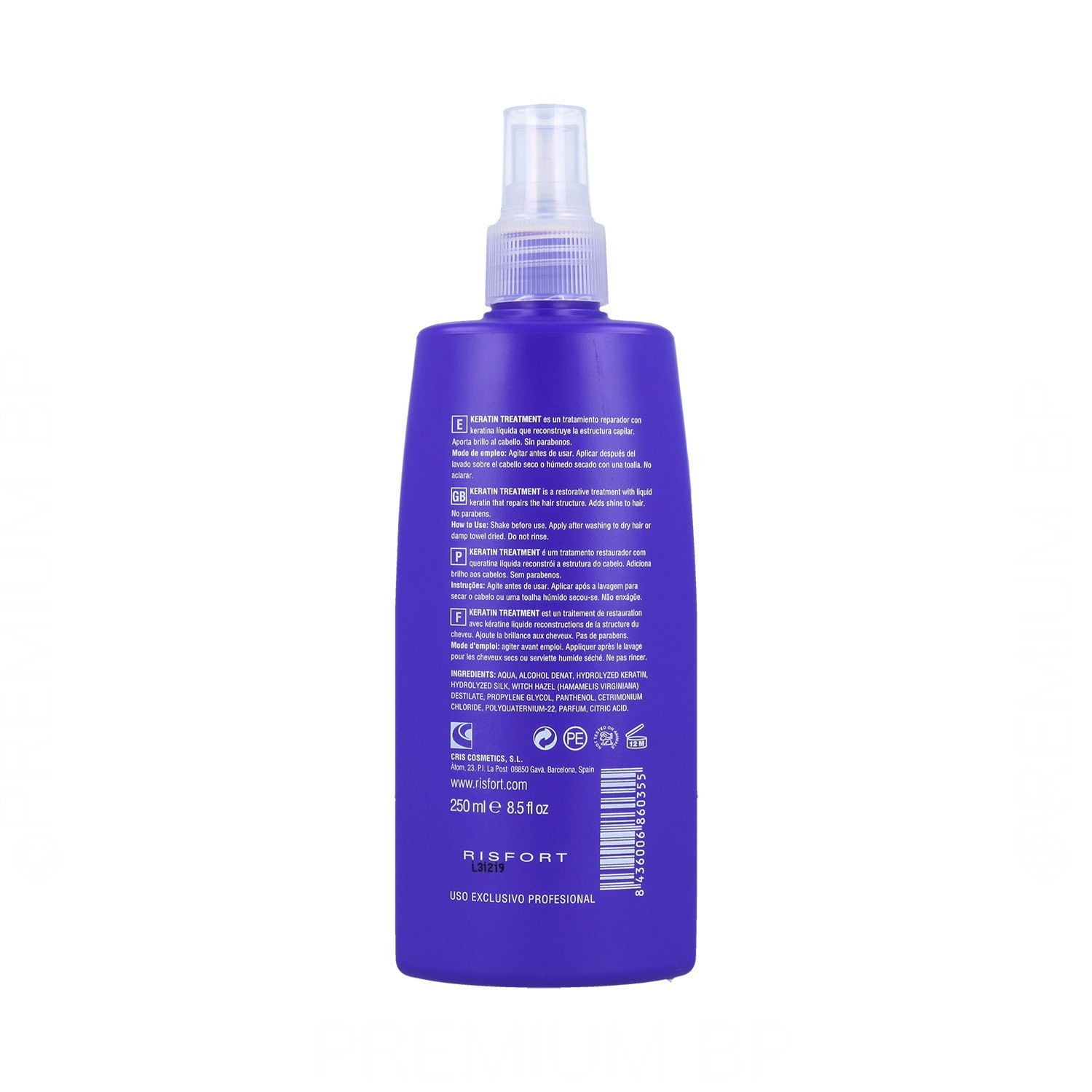Risfort Keratin Tratamiento Spray 250 ml