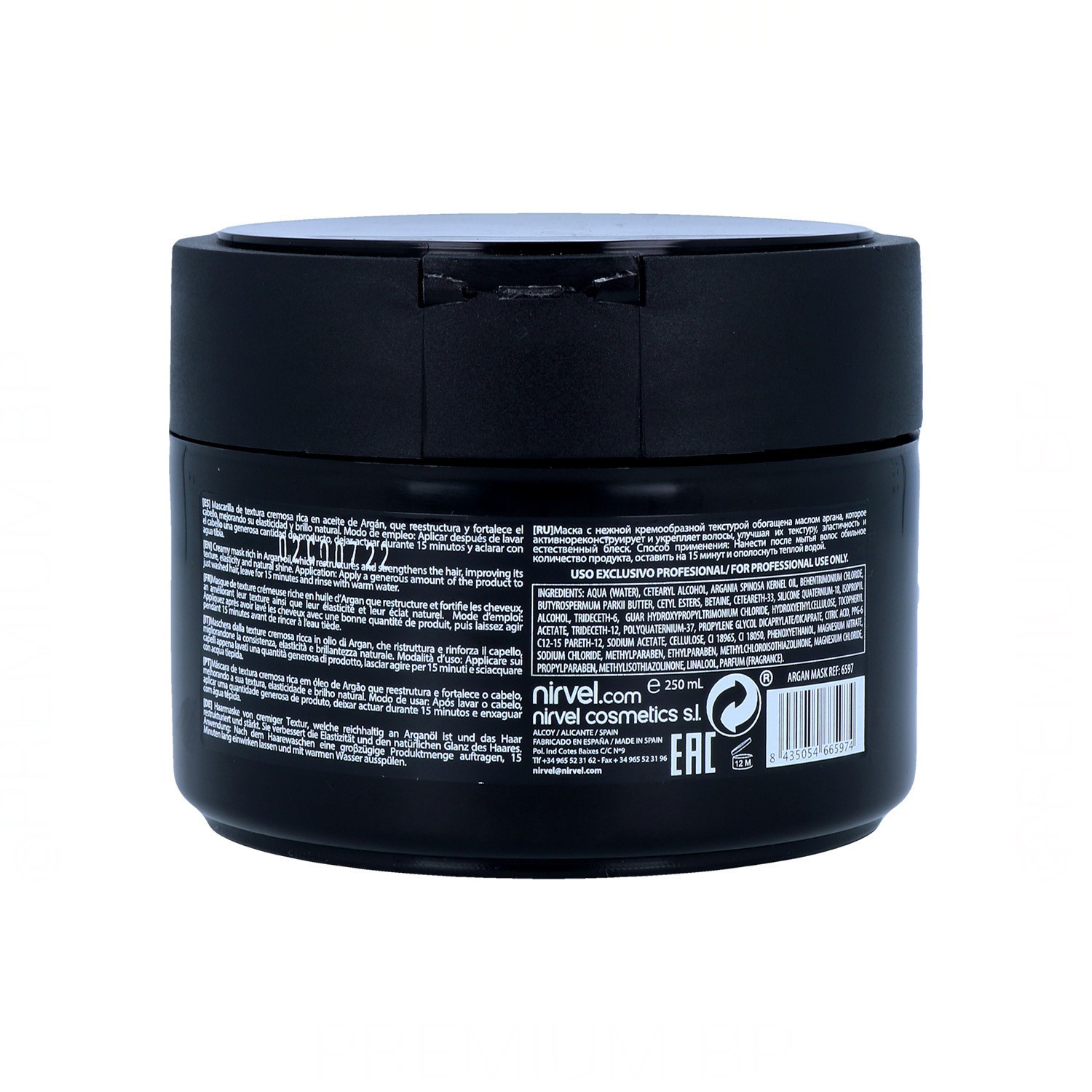 Nirvel Care Argan Mascara 250ml