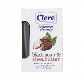 Clere Natural Beauty Sapone African Black & Shea Butter 150G (Nbc505)