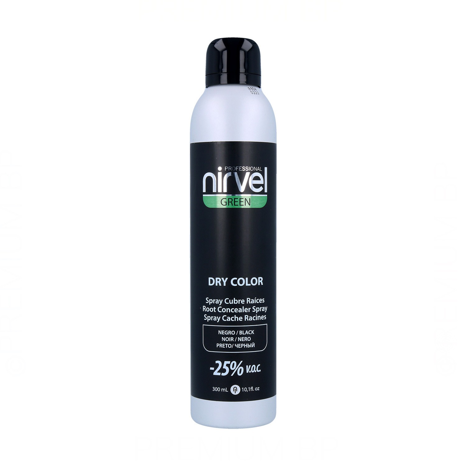 Nirvel Green Dry Color Spray Negro 300 ml