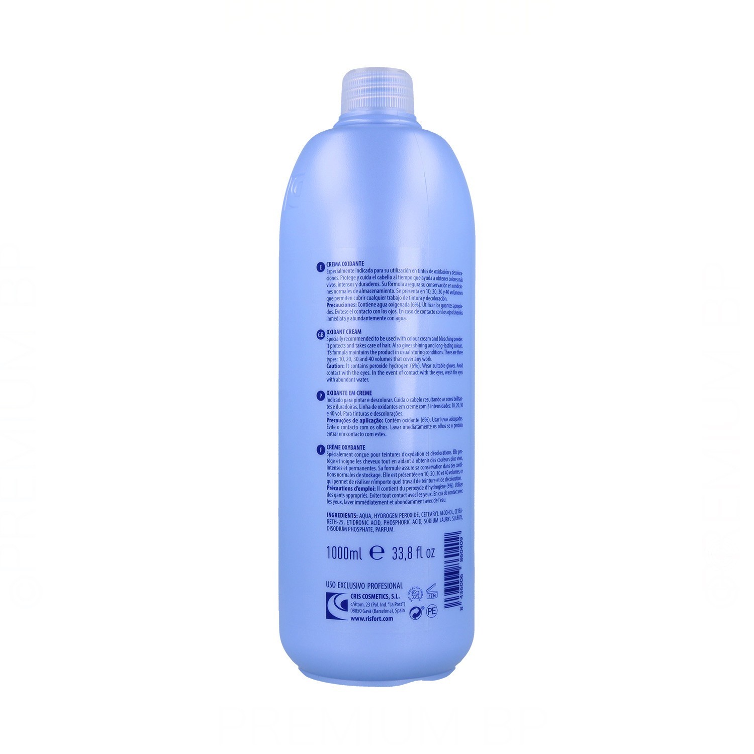 Risfort Oxidante Creme 20Vol (6%) 1000 ml