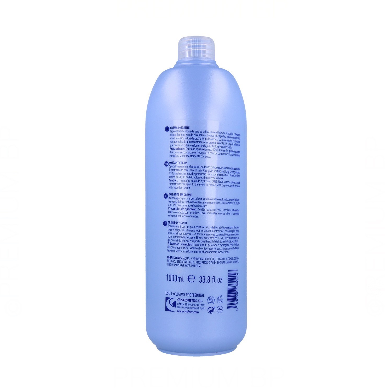 Risfort Oxidante Creme 30Vol (9%) 1000 ml
