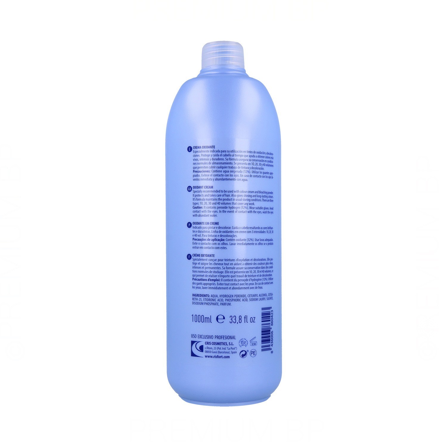 Risfort Oxidante Creme 40Vol (12%) 1000 ml