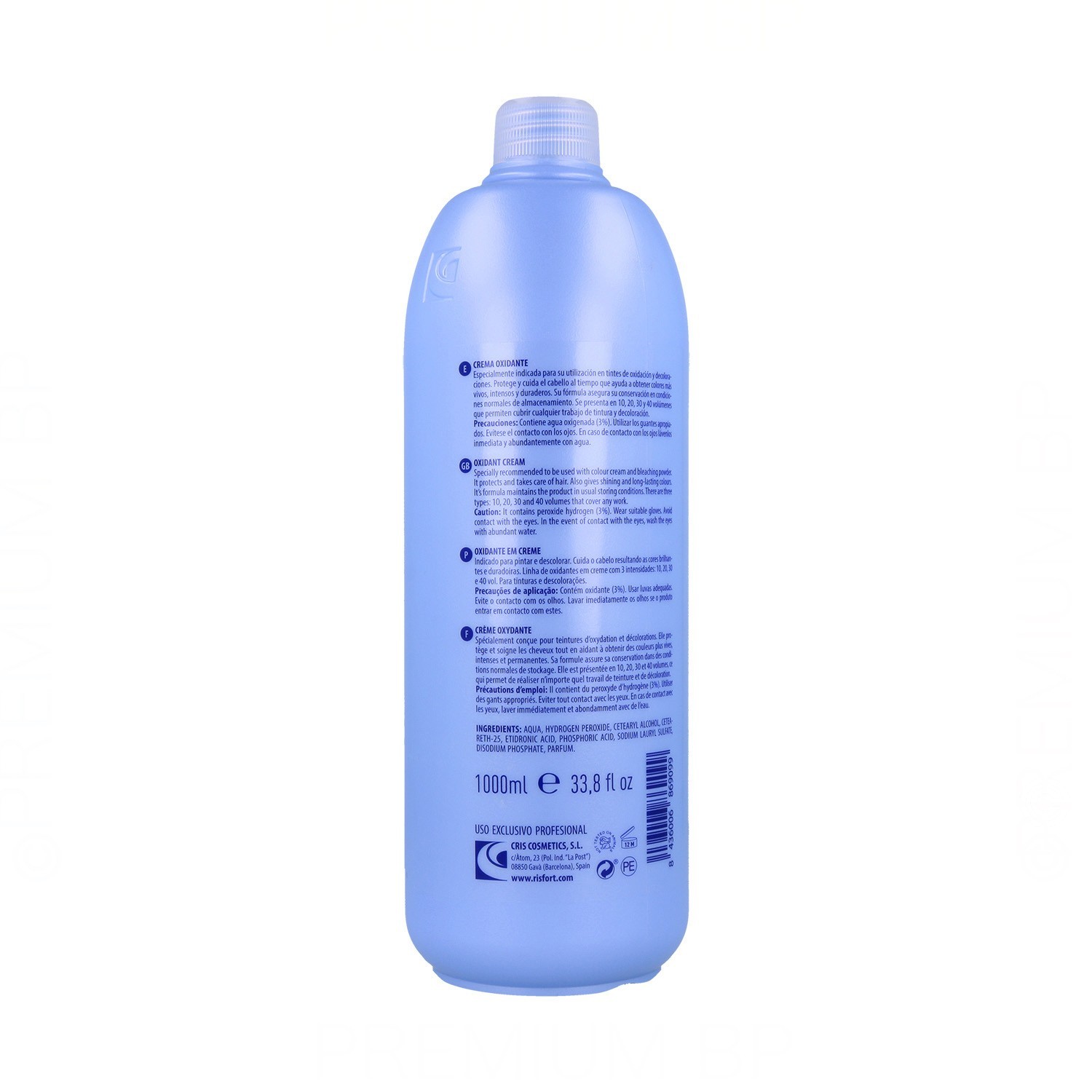 Risfort Oxydant Cream 10Vol (3%) 1000 ml