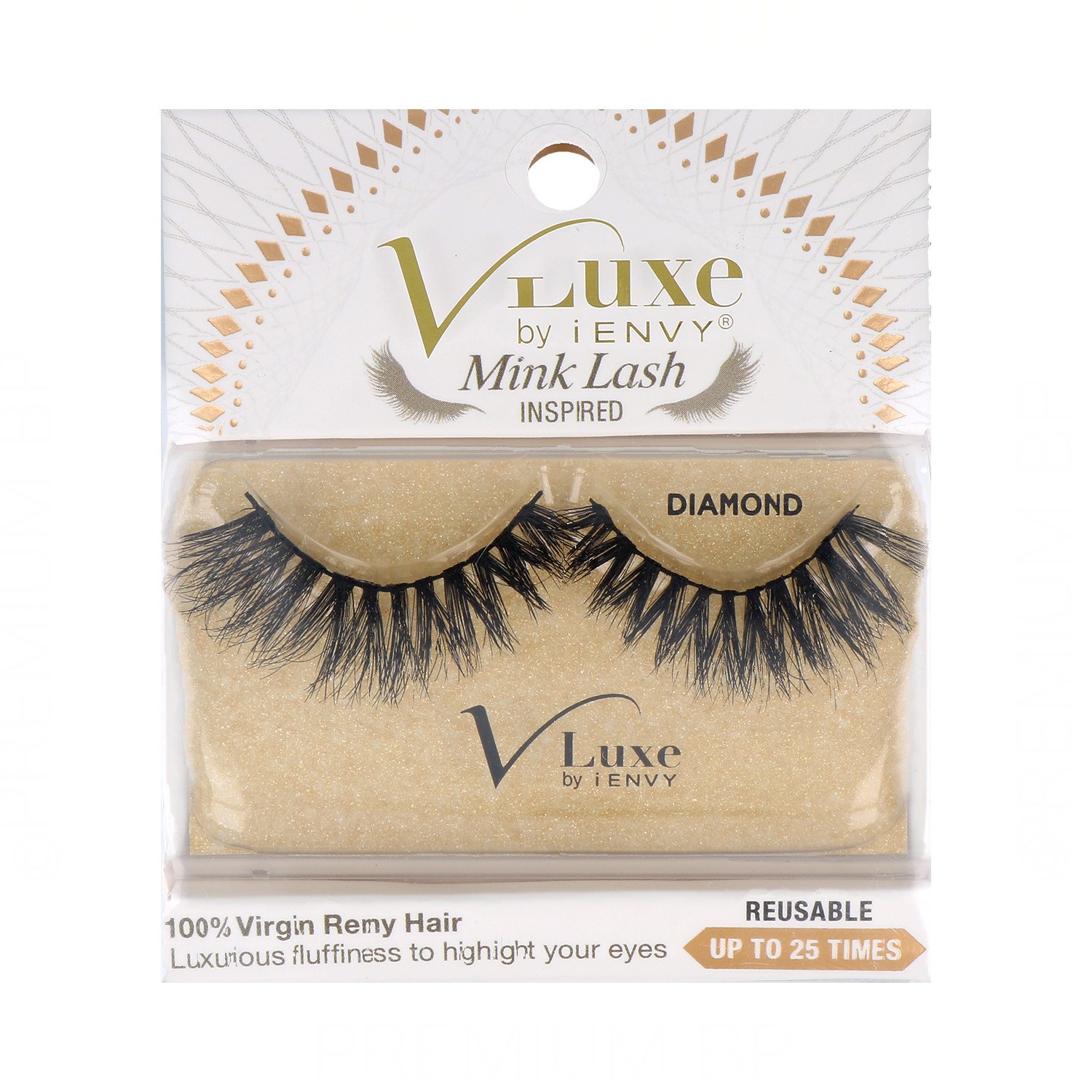 I Envy V Luxe Remy Hair Minklash/Ciglio Inspired Diamond (Vlef03)