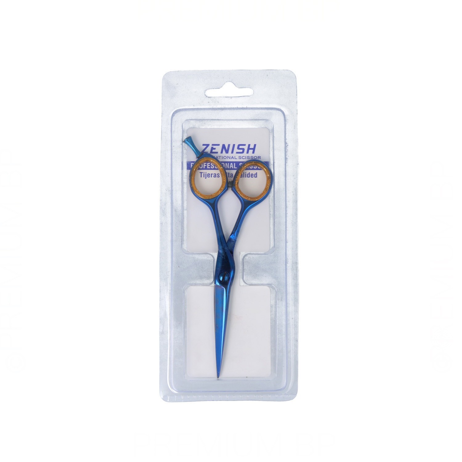 Zenish Professional Scissors Metal Blue/Yellow 6"