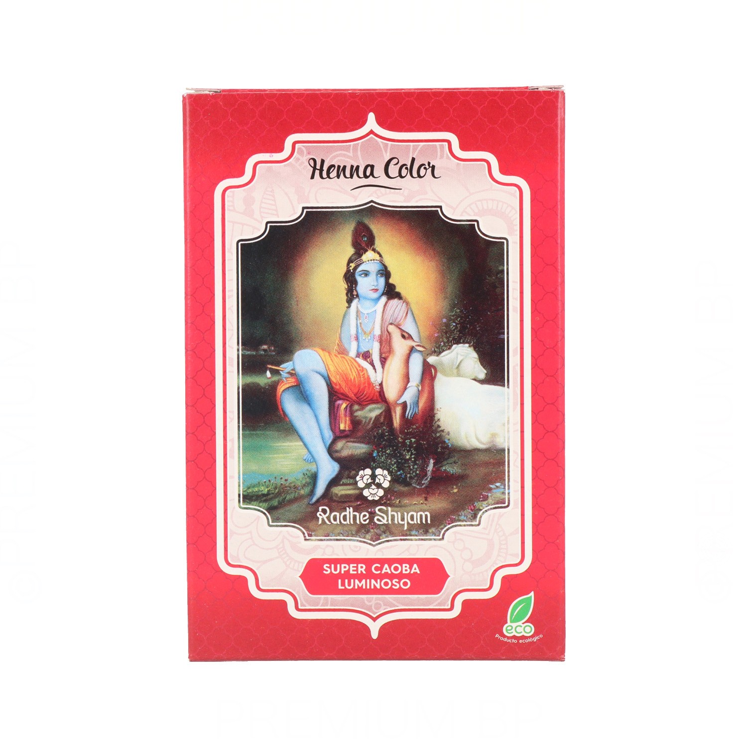 Radhe Shyam Henna En Polvo Super Caoba Luminoso 100 gr