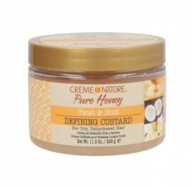 Crème De Nature Pure Honey Twisted & Hold Defining Custard 326 g