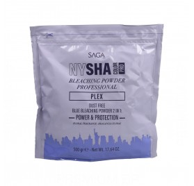 Saga Nysha Bleaching Powder Blue Plex 500 gr
