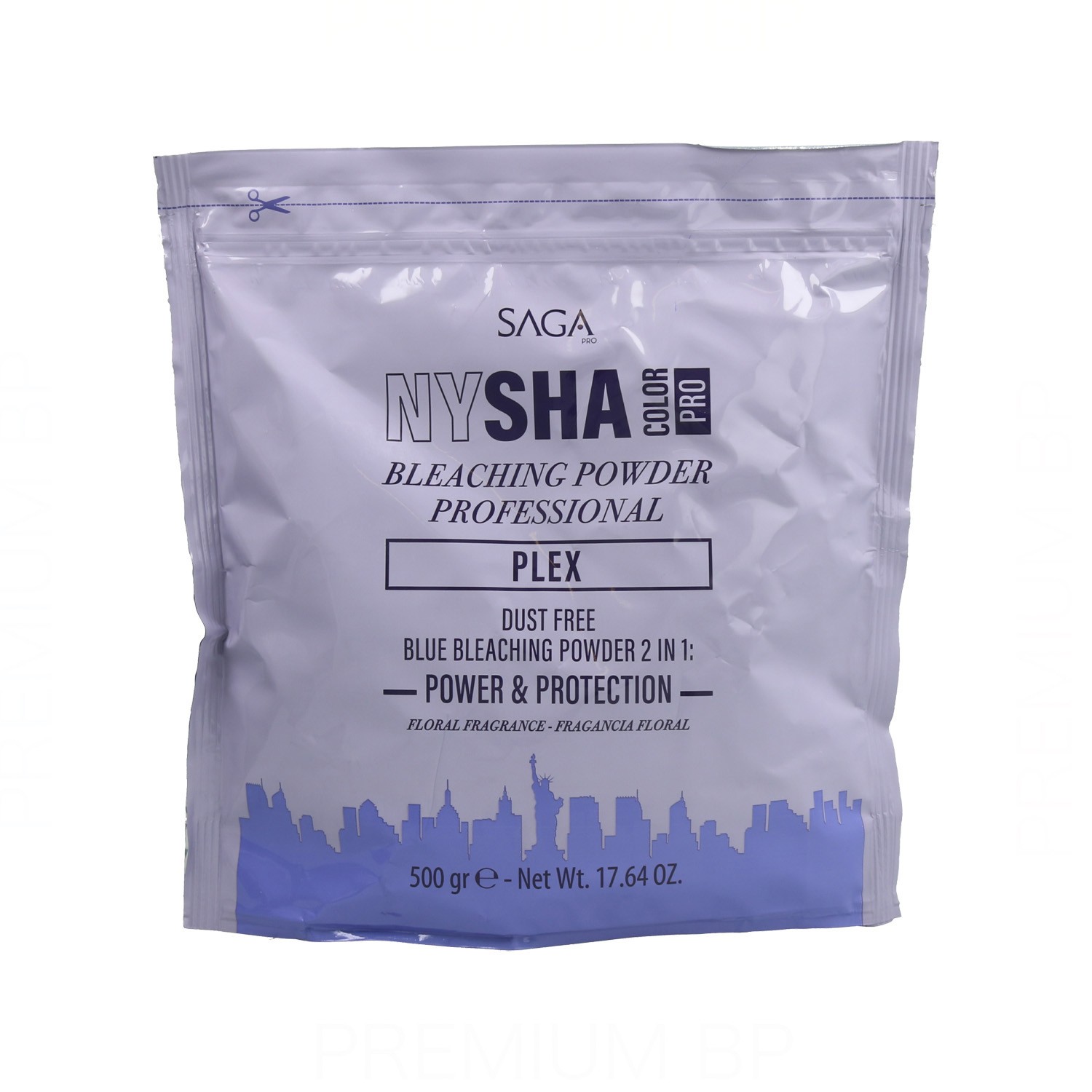 Saga Nysha Bleaching Powder Blue Plex 500 gr
