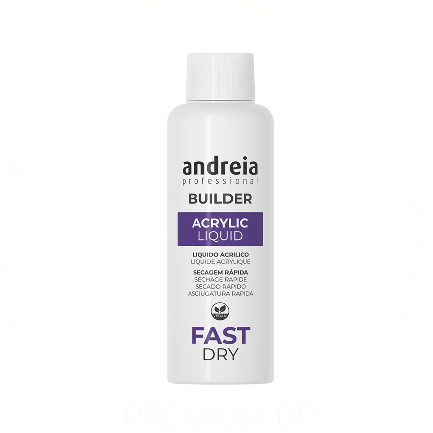Andreia Professional Builder Acrylic Liquid Fast Dry Liquido Acrilico Secado Rapido 100 ml