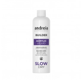 Andreia Professional Builder Acrylic Liquid Slow Dry Liquido Acrilico Secado Lento 250 ml