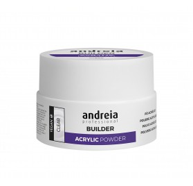 Andreia Professional Builder Acrylic Powder Polvos Acrilicos Clear 20 g
