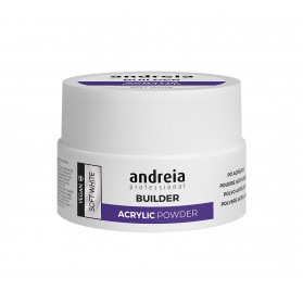 Andreia Professional Builder Acrylic Powder Polvos Acrilicos Soft White 20 g