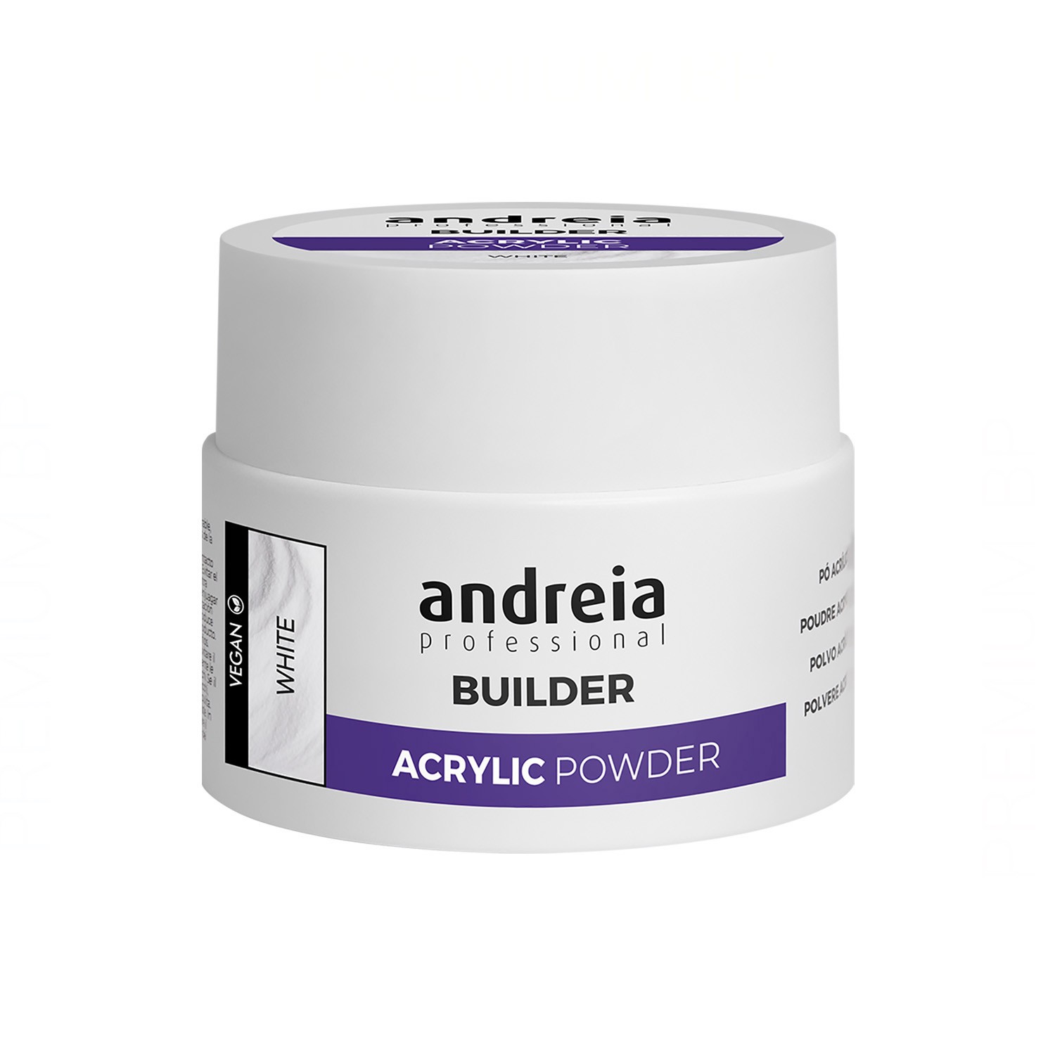 Andreia Professional Builder Acrylic Powder Polvos Acrilicos White 35 g