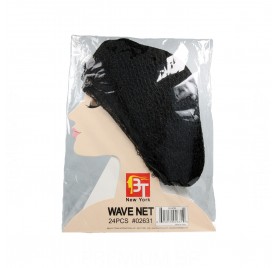 Beauty Town Wave Net Negro 24 unidades
